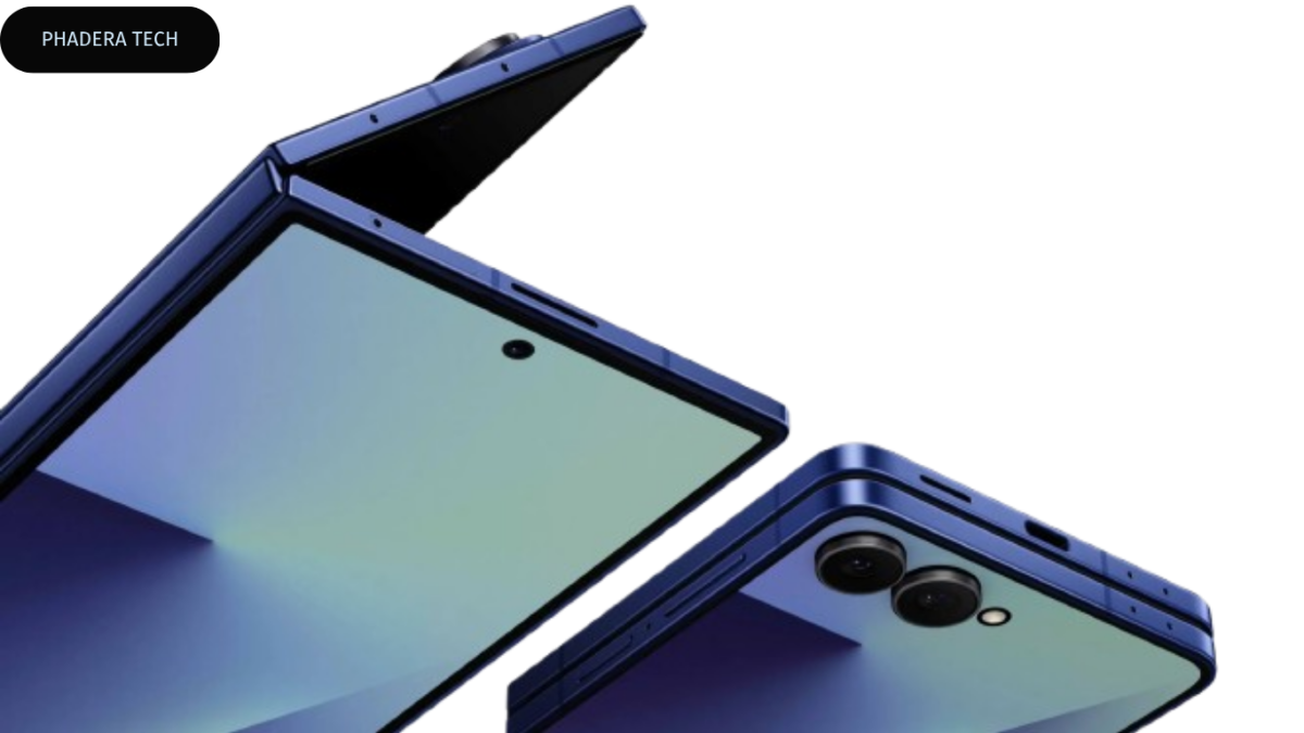 Samsung Galaxy Z Fold 7 and Flip 7 side-by-side showcasing their ultra-slim foldable designs in unfolded and closed modes