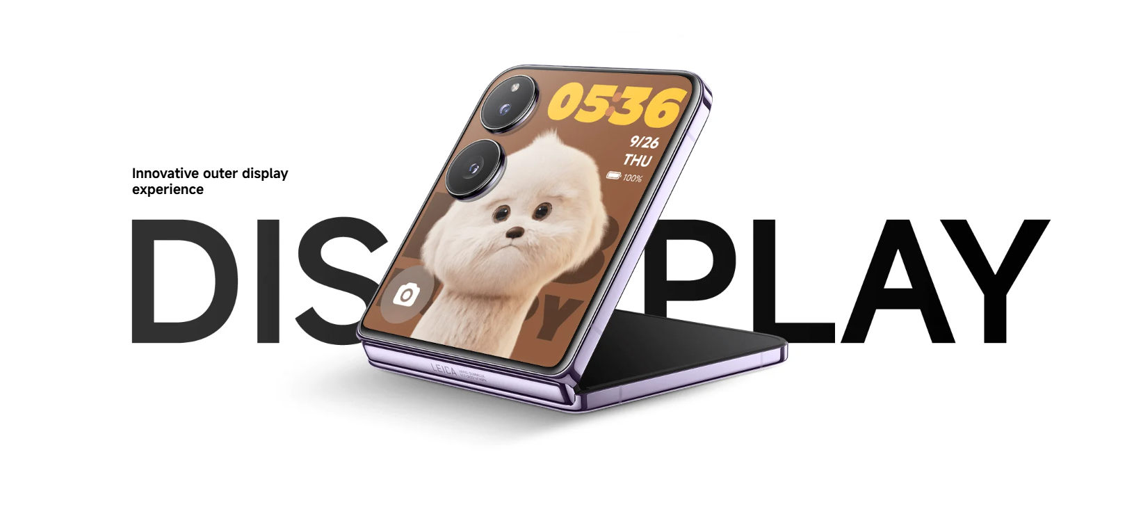 Xiaomi Mix Flip external display with 1.5K resolution, 3000 nits brightness, and 120Hz refresh rate