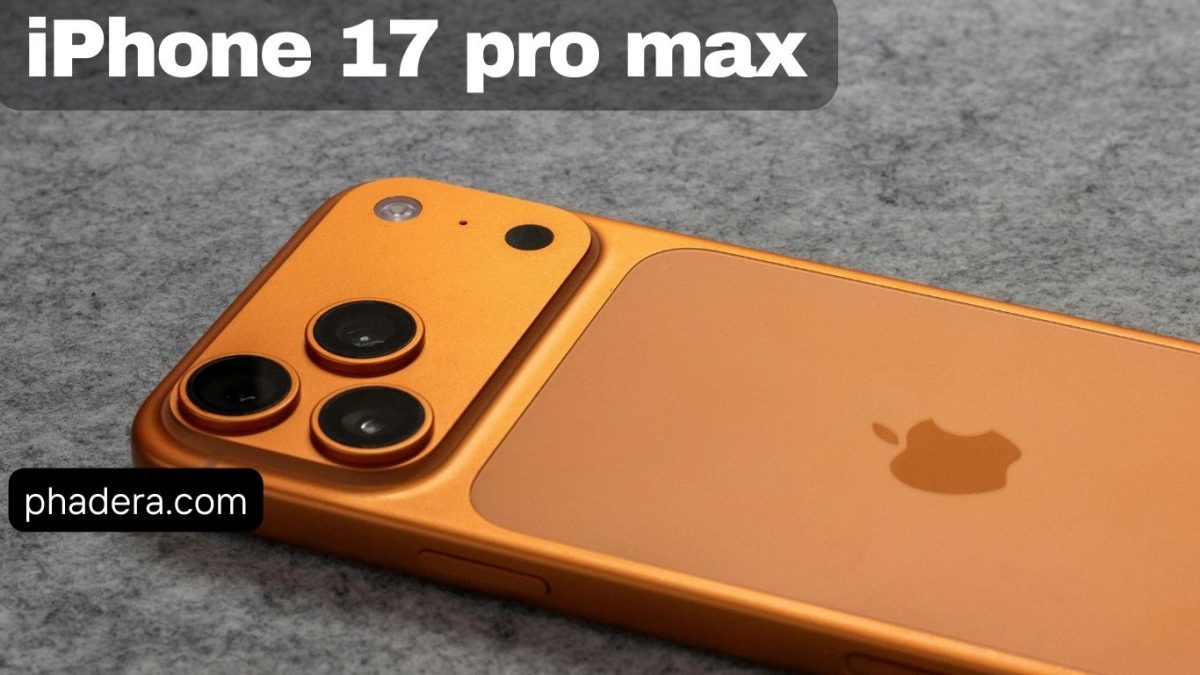 iPhone 17 Pro Max showcasing premium design, advanced camera system, and next-generation Apple smartphone technology.